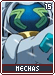 mechas15, Mecha, Scrapbook, red, gray