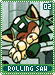 rollingsaw02, Tango, Mega Man, green